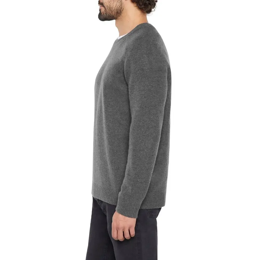 NWOT Gap Grey Knit Crew Neck Pullover Long Sleeve Sweater Men's Size XL